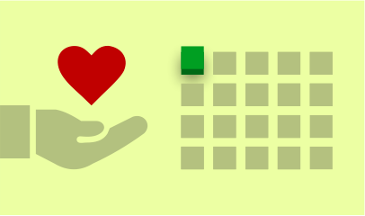 Screenshot: At least 5% of our profits are donated